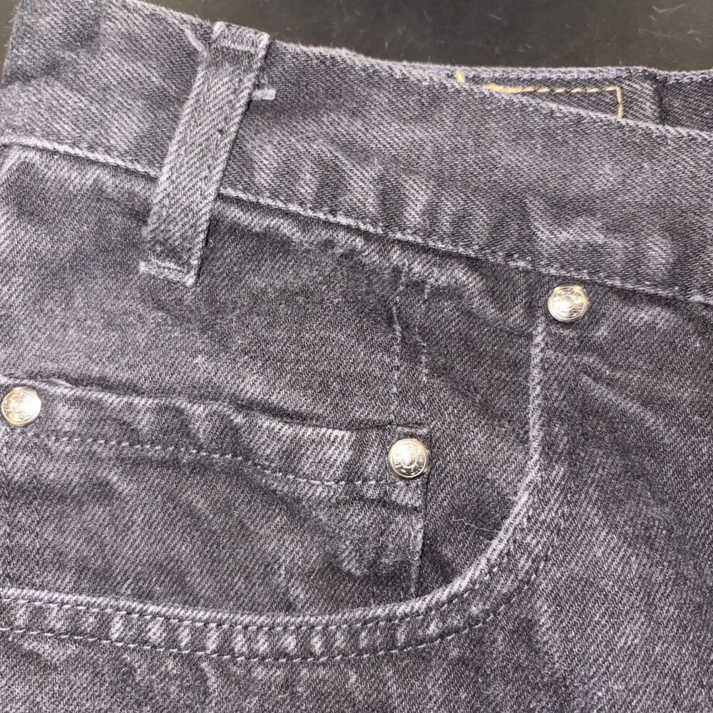 Vintage Levi's 545 LooseFit Jeans Black Denim Mens 45x30 7/2000 Y2K Discontinued